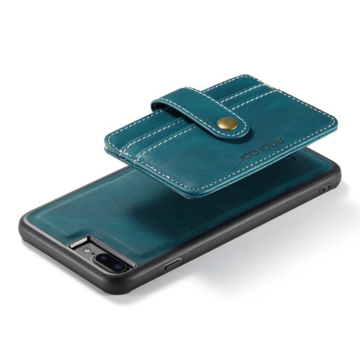 JEEHOOD - JEEHOOD Wallet Fodral för iPhone 7 Plus/8 Plus - Blå