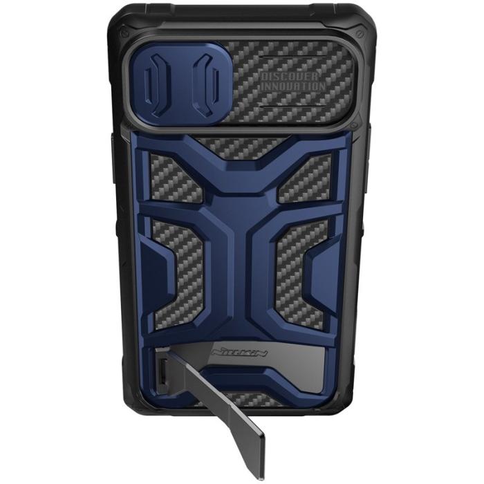 Nillkin - NILLKIN Adventurer Pro iPhone 14 Plus Skal Blå med Kickstand