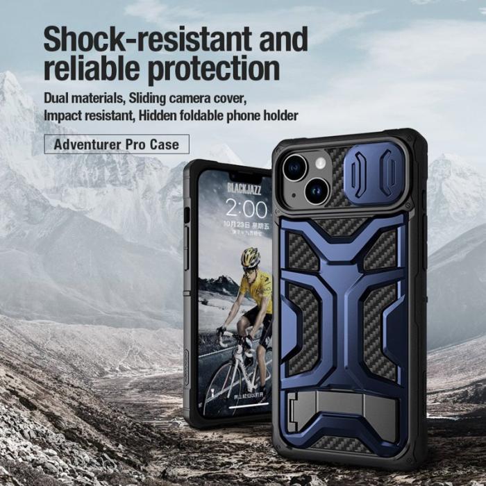 Nillkin - NILLKIN Adventurer Pro iPhone 14 Plus Skal Röd