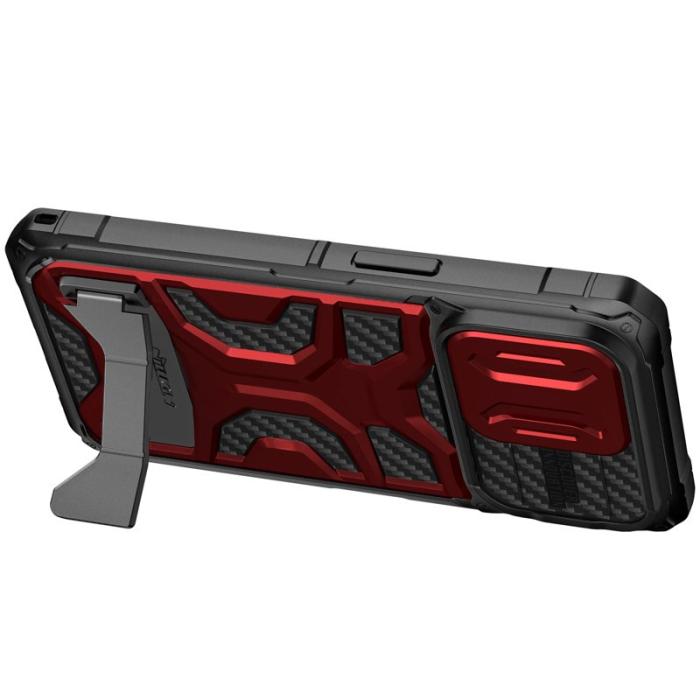 Nillkin - NILLKIN Adventurer Pro iPhone 14 Pro Skal Röd med Ställning