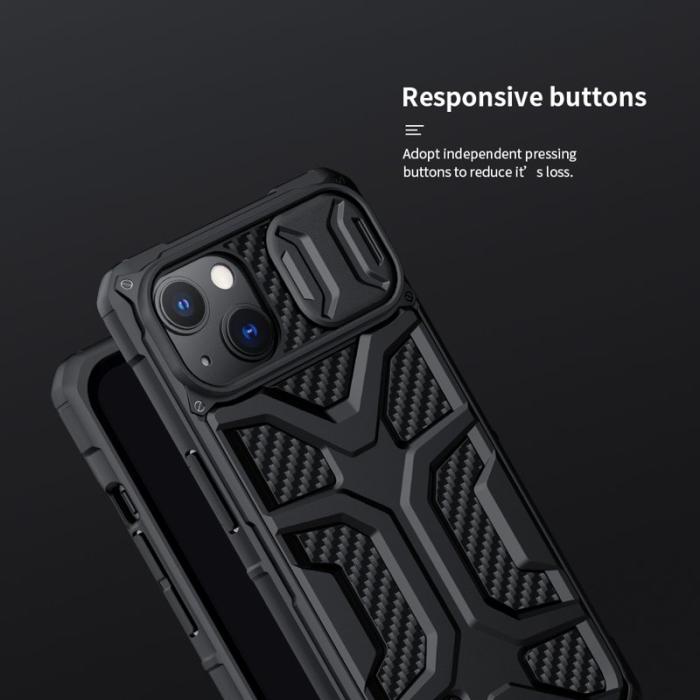 Nillkin - NILLKIN Adventurer Skal för iPhone 13 6.1 tum - Svart