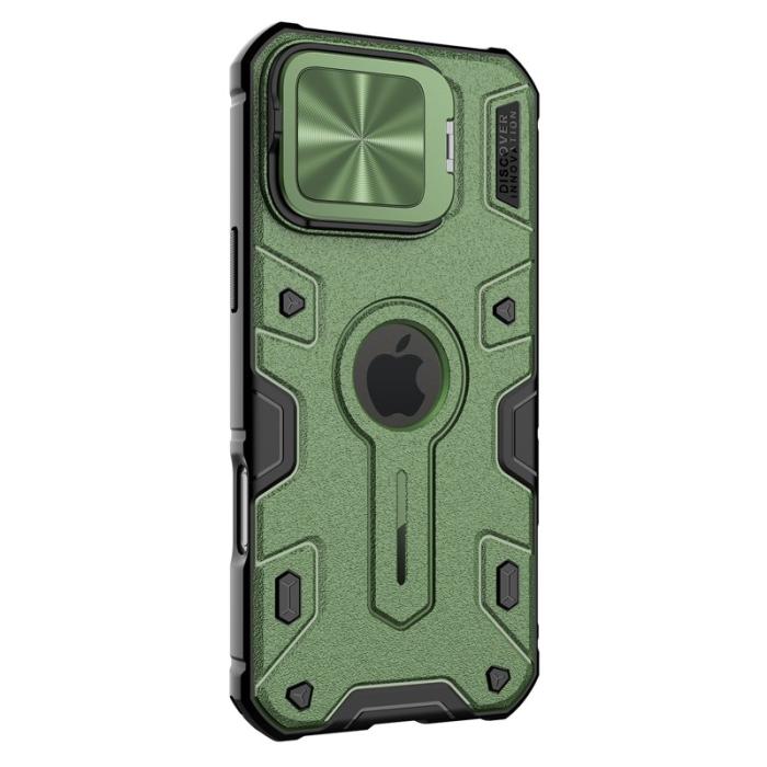 Nillkin - NILLKIN CamShield Armor Fodral för iPhone 16 Pro Max - Grön