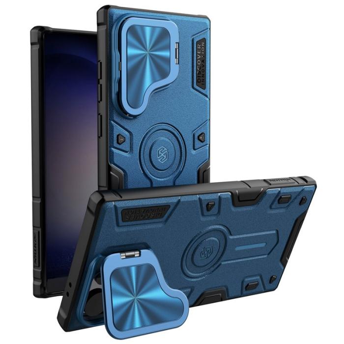 Nillkin - NILLKIN CamShield Armor Fodral för Samsung Galaxy S24 Ultra - Blå