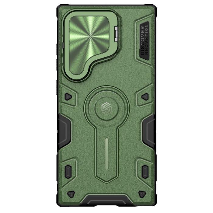 Nillkin - NILLKIN CamShield Armor Fodral för Samsung Galaxy S24 Ultra - Grön