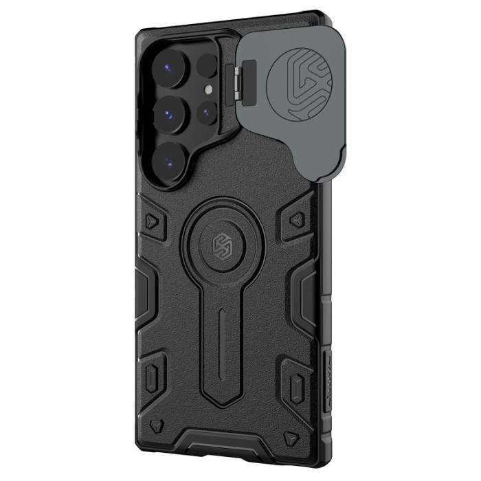 Nillkin - NILLKIN CamShield Armor Fodral för Samsung Galaxy S24 Ultra - Svart