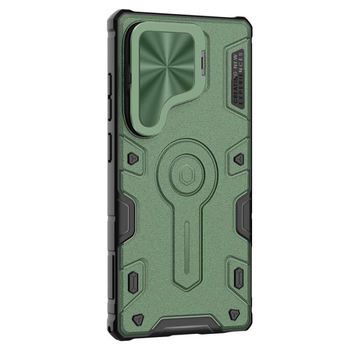 Nillkin - NILLKIN Camshield Armor Fodral för Samsung Galaxy S25 Ultra Grön