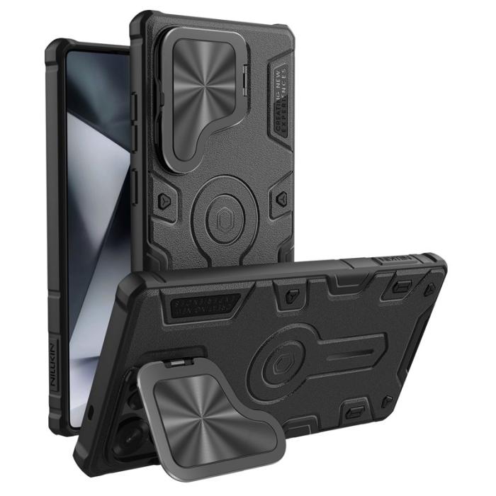 Nillkin - NILLKIN Camshield Armor Fodral för Samsung Galaxy S25 Ultra - Svart