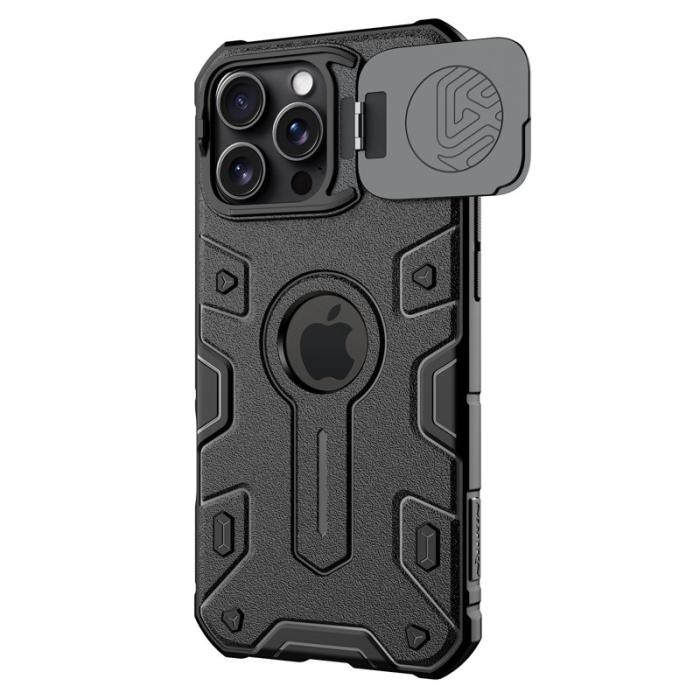 Nillkin - NILLKIN Camshield Armor Fodral iPhone 16 Pro Max Svart
