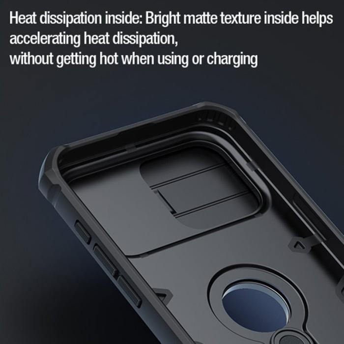 Nillkin - NILLKIN CamShield Armor iPhone 15 Pro Skal Skydd - Svart