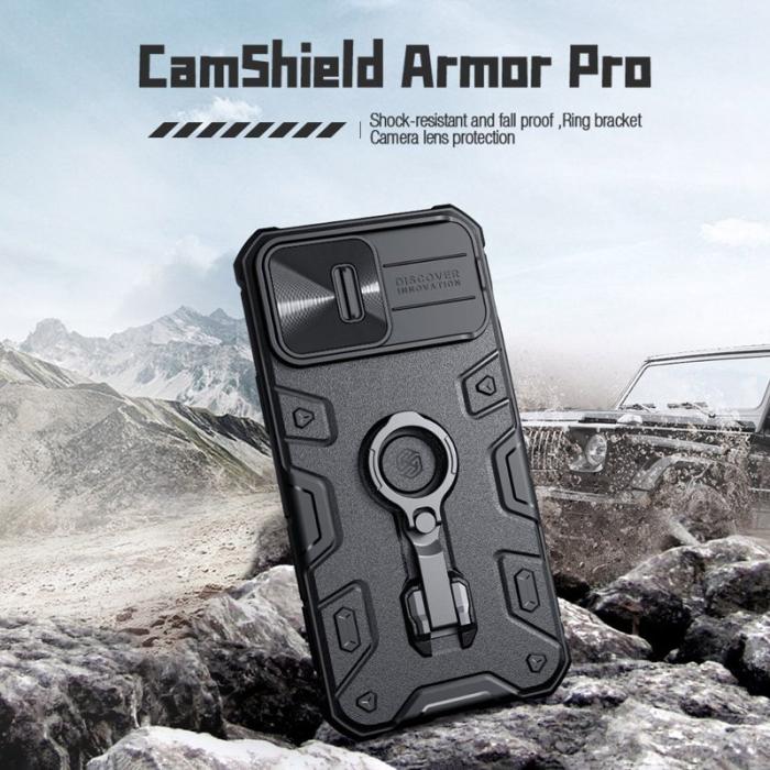 Nillkin - NILLKIN CamShield Armor Pro Fodral för iPhone 14 Pro Max Grön