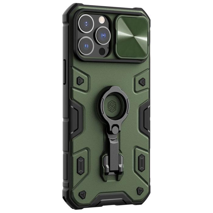 Nillkin - NILLKIN CamShield Armor Pro Fodral iPhone 13 Pro Max Grön