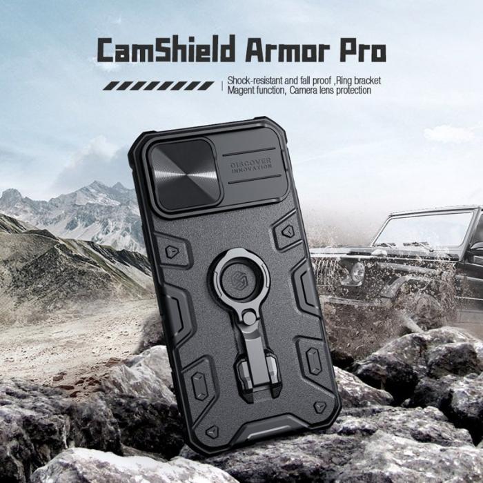 Nillkin - NILLKIN CamShield Armor Pro Fodral iPhone 13 Pro Max - Svart