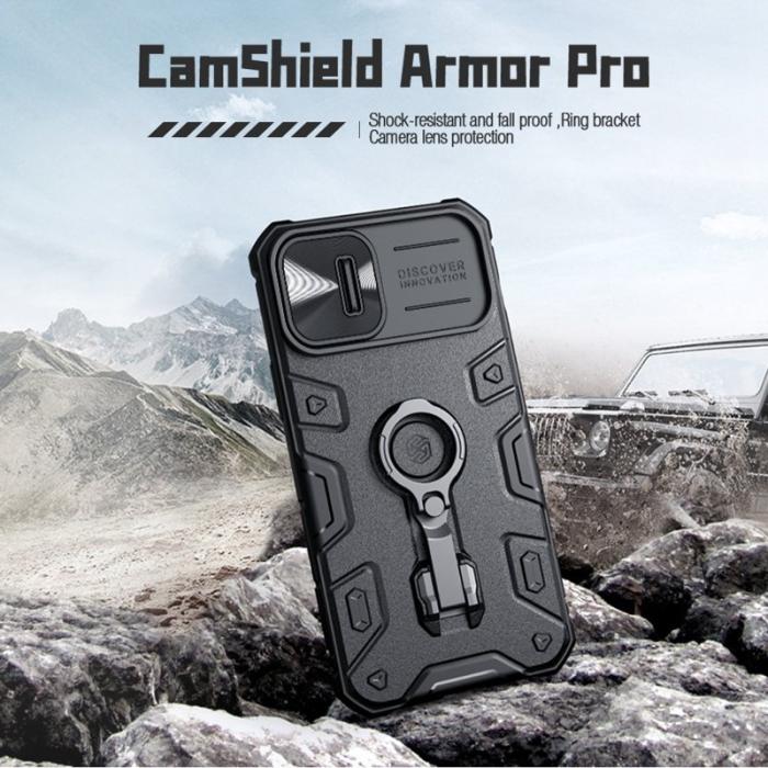 Nillkin - NILLKIN CamShield Armor Pro Skal för iPhone 14 Plus - Blå
