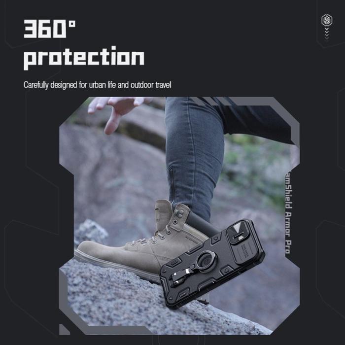 Nillkin - NILLKIN CamShield Armor Pro Skal för iPhone 14 Plus - Svart