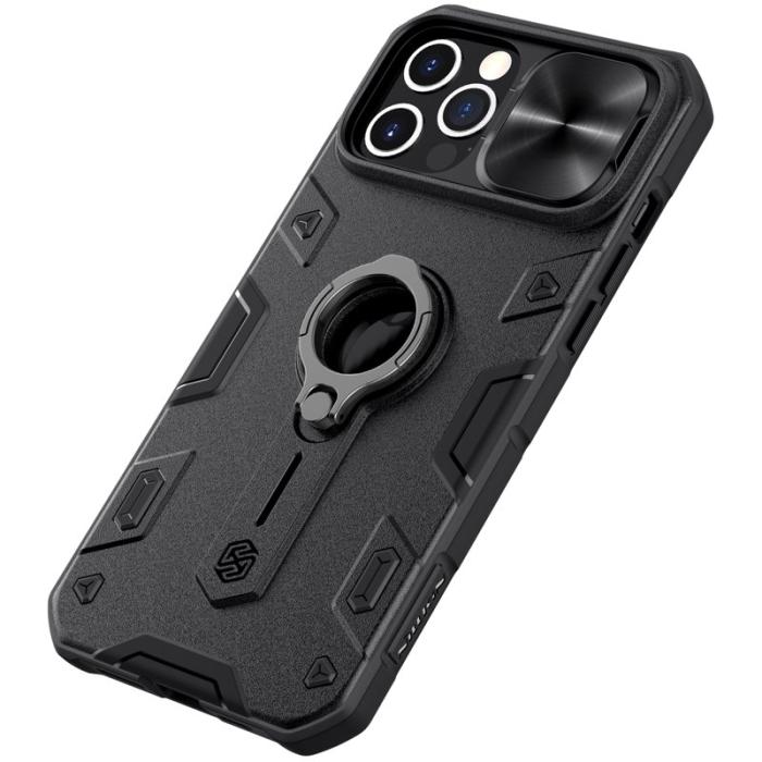 Nillkin - NILLKIN CamShield Armor Skal för iPhone 12 Pro Max - Svart