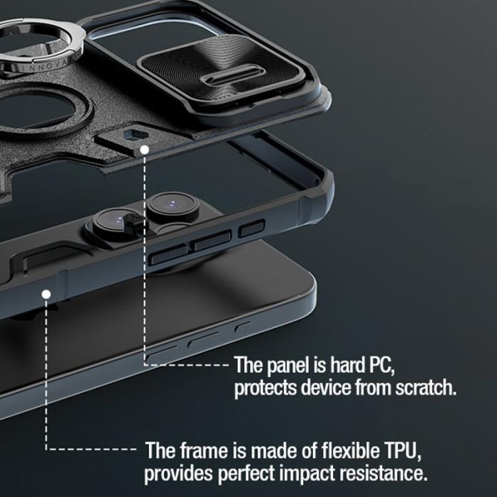 Nillkin - NILLKIN CamShield Armor Skal för iPhone 15 Pro Max - Grön