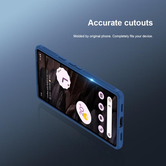 Nillkin - NILLKIN CamShield Pro Google Pixel 7a Skal med Kamera Skydd - Blå