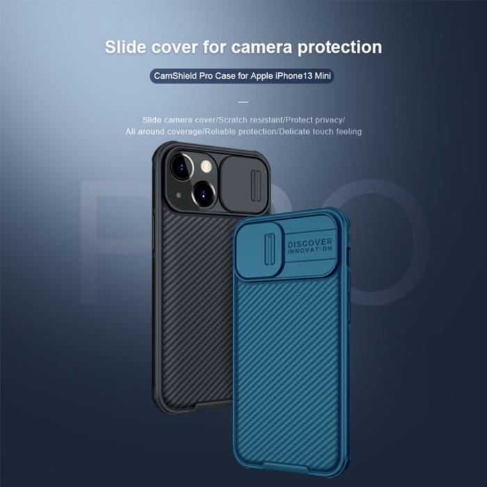 Nillkin - NILLKIN CamShield Pro iPhone 13 mini Skal Hybrid Svart