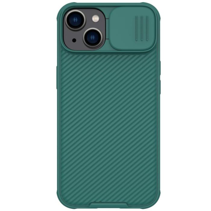 Nillkin - NILLKIN CamShield Pro iPhone 14/13 Skal Grön