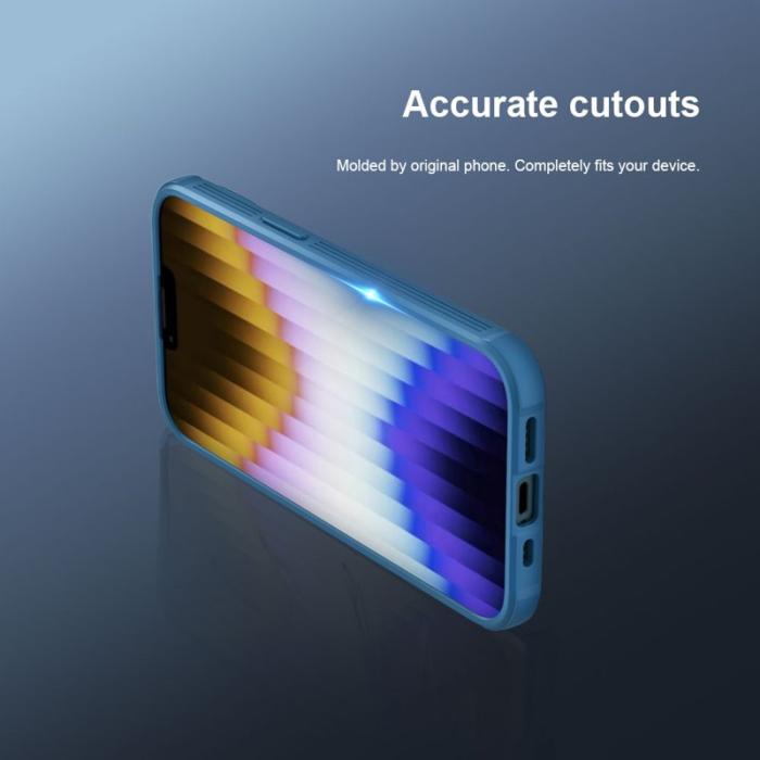 Nillkin - NILLKIN CamShield Pro iPhone 14 Plus Skal Hybrid Blå