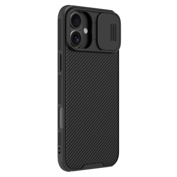 Nillkin - NILLKIN Camshield Pro iPhone 16 Plus Skal MagSafe TPU+PC Svart