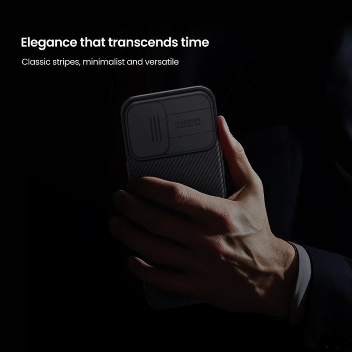 Nillkin - NILLKIN Camshield Pro iPhone 16 Plus Skal MagSafe TPU+PC Svart