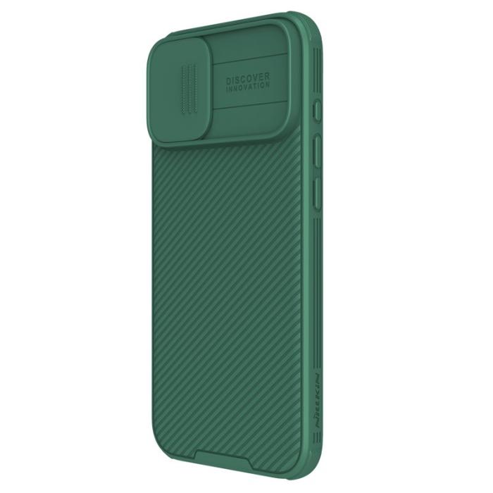 Nillkin - NILLKIN Camshield Pro iPhone 16 Plus Skal med Kameraskydd Grön