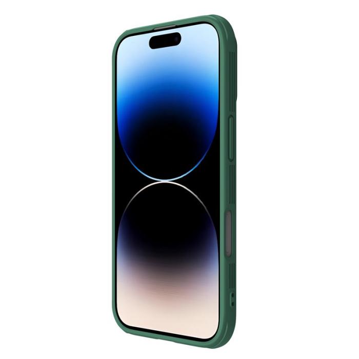 Nillkin - NILLKIN Camshield Pro iPhone 16 Plus Skal med Kameraskydd Grön