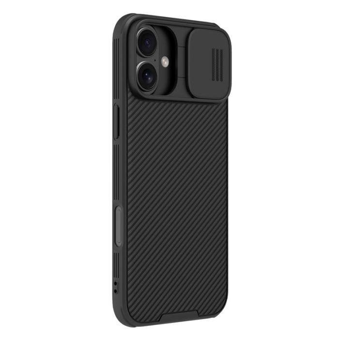 Nillkin - NILLKIN Camshield Pro iPhone 16 Skal MagSafe TPU+PC Svart