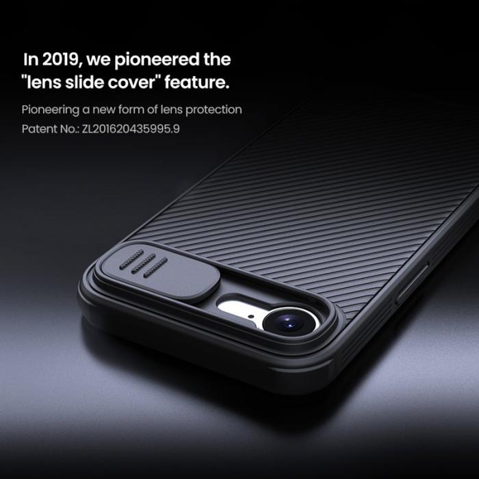 Nillkin - NILLKIN Camshield Pro iPhone 16e Skal med Kameraskydd - Grön