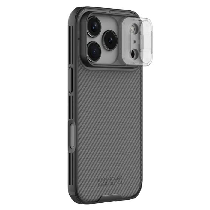 Nillkin - NILLKIN Camshield Pro iPhone 17 Pro Max Skal TPU + PC Klar Svart
