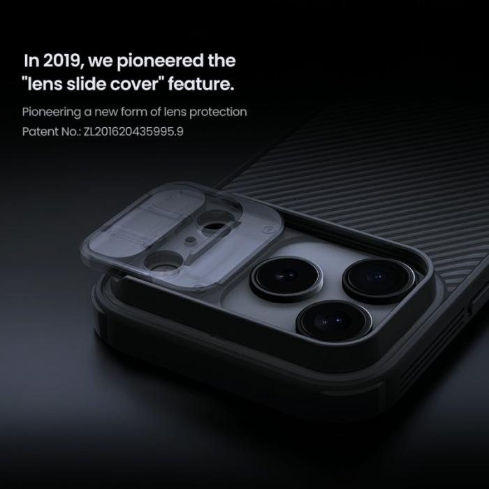 Nillkin - NILLKIN Camshield Pro iPhone 17 Pro Max Skal TPU + PC Klar Svart