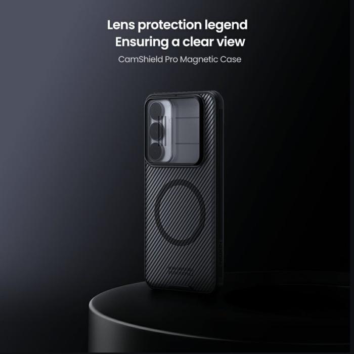 Nillkin - NILLKIN Camshield Pro Magnetic Skal för Samsung Galaxy S25 FE Svart