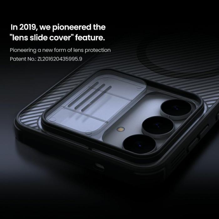 Nillkin - NILLKIN Camshield Pro Magnetic Skal för Samsung Galaxy S25 FE Svart