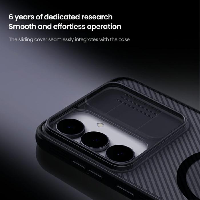 Nillkin - NILLKIN Camshield Pro Magnetic Skal för Samsung Galaxy S25 FE Svart