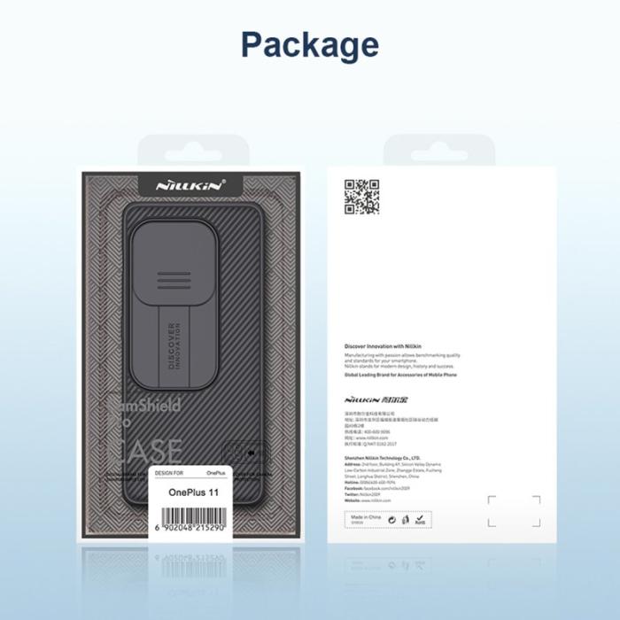 Nillkin - NILLKIN CamShield Pro OnePlus 11 5G Skal med Kameraskydd Blå