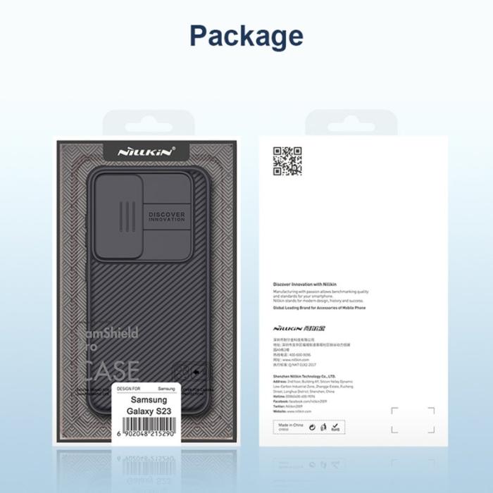 Nillkin - NILLKIN CamShield Pro Samsung Galaxy S23+ Skal - Blå