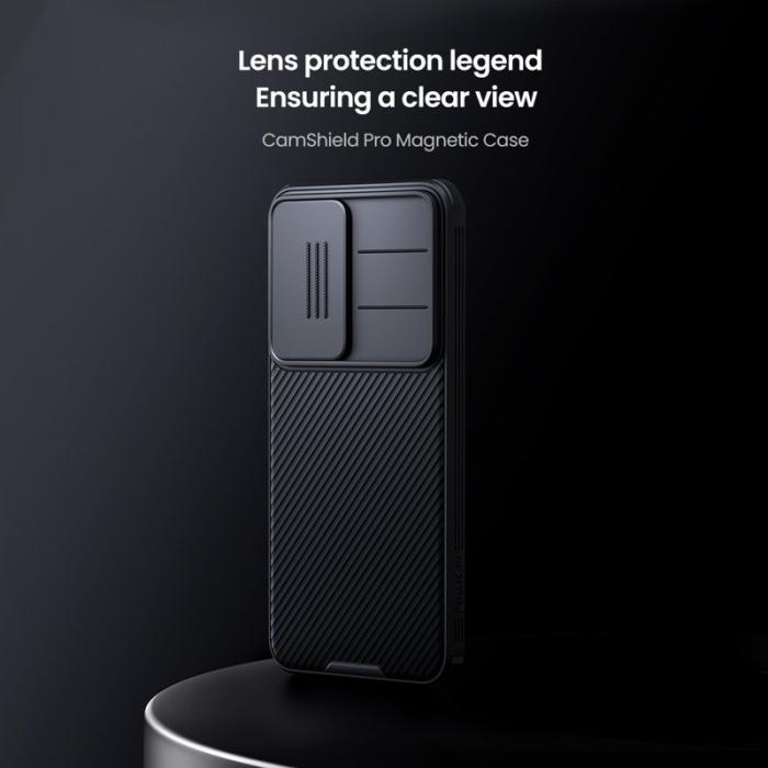 Nillkin - NILLKIN Camshield Pro Samsung Galaxy S25 Skal MagSafe Svart