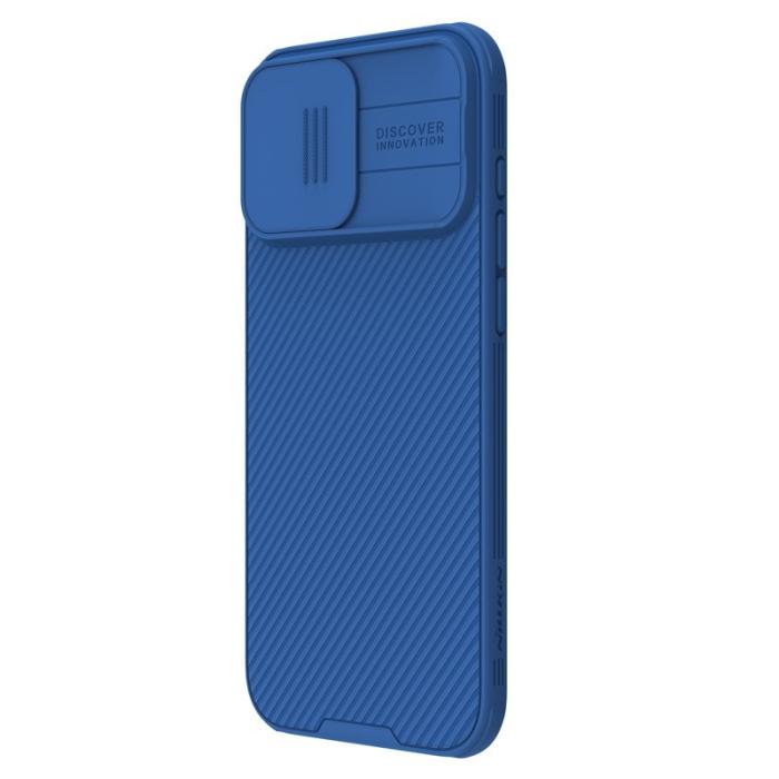 Nillkin - NILLKIN Camshield Pro Series iPhone 16 Pro Max Skal Blå