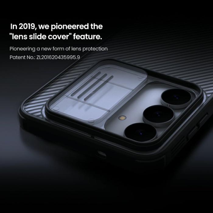 Nillkin - NILLKIN Camshield Pro Series Samsung Galaxy S25 FE Skal Klar Svart