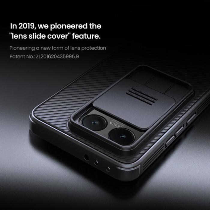 Nillkin - NILLKIN Camshield Pro Xiaomi 14T Mobilskal med Kameraskydd - Svart