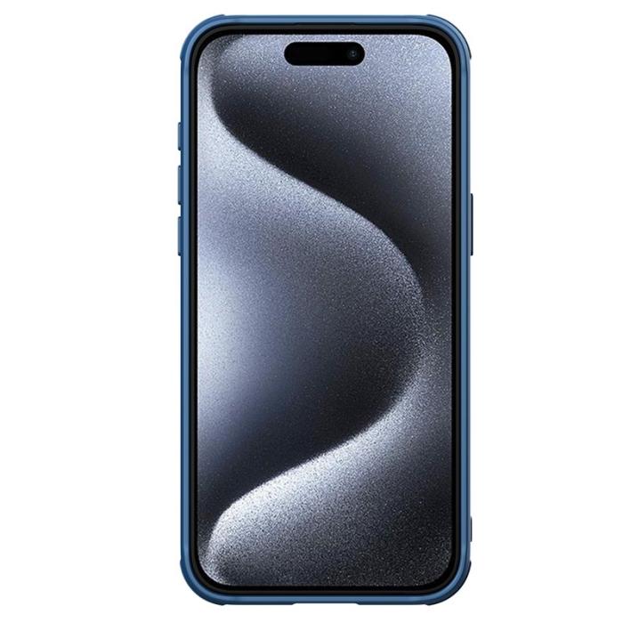 Nillkin - NILLKIN CamShield Prop iPhone 15 Pro Max Skal Blå