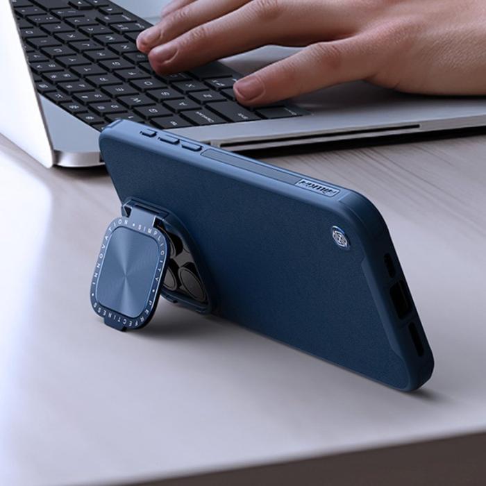 Nillkin - NILLKIN CamShield Prop iPhone 15 Pro Max Skal Grön