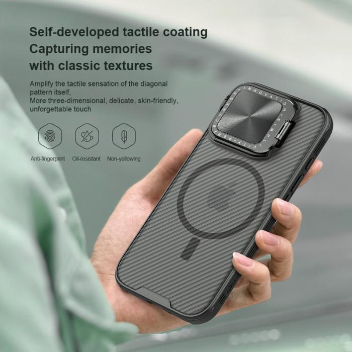 Nillkin - NILLKIN Camshield Prop iPhone 16 Pro Max Skal Transparent