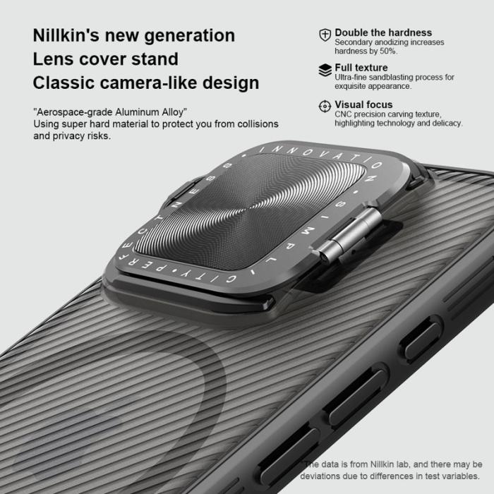 Nillkin - NILLKIN Camshield Prop iPhone 16 Pro Max Skal Transparent