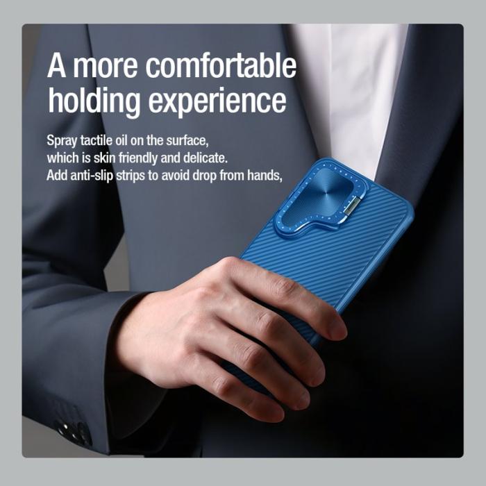 Nillkin - NILLKIN CamShield Prop Magnetic Skal för Samsung Galaxy S24+ - Blå