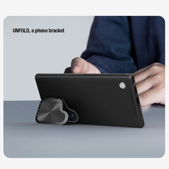 Nillkin - NILLKIN CamShield Prop Samsung Galaxy S24 Ultra Skal Blå