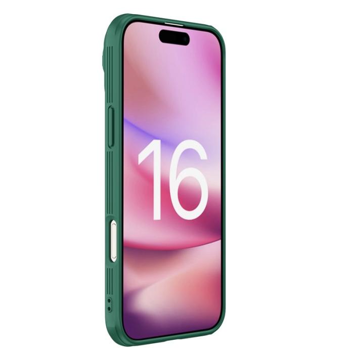 Nillkin - NILLKIN Camshield Prop Series iPhone 16 Pro Max Skal Grön