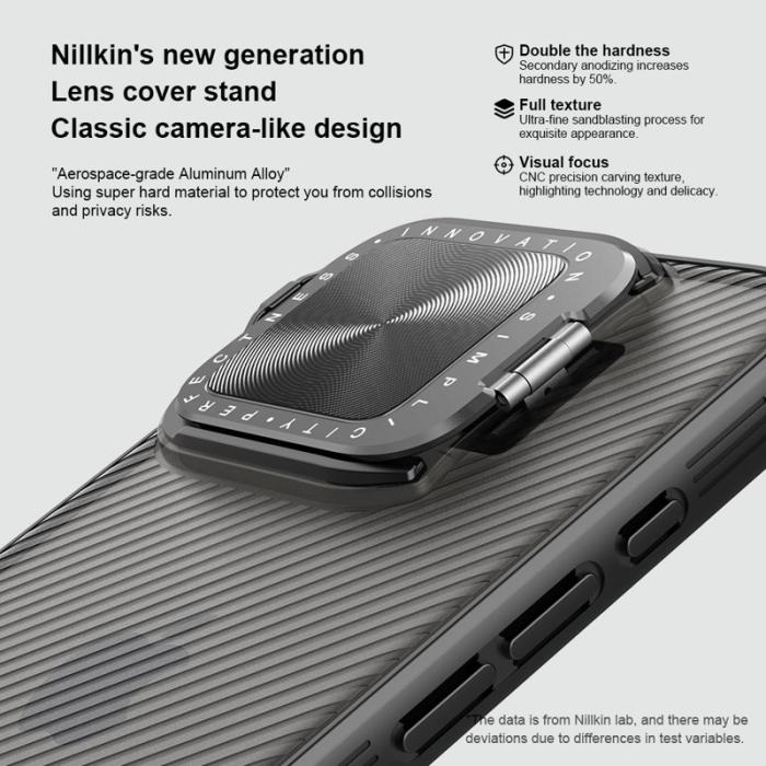Nillkin - NILLKIN Camshield Prop Series iPhone 16 Pro Max Skal Transparent