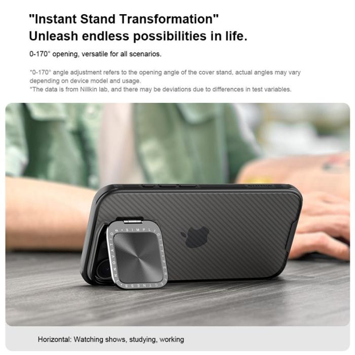 Nillkin - NILLKIN Camshield Prop Series iPhone 16 Pro Skal Translucent